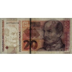 Croatie - Pick 39b - 20 kuna - Série BB - 09/07/2012 - Etat : TTB