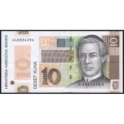 Croatie - Pick 43 - 10 kuna - Série AH - 30/05/2004 - Commémoratif - Etat : TTB