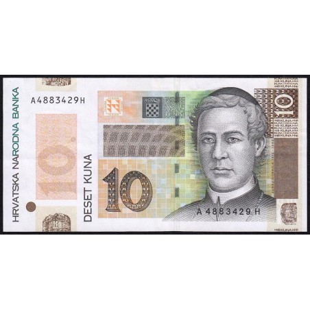 Croatie - Pick 43 - 10 kuna - Série AH - 30/05/2004 - Commémoratif - Etat : TTB