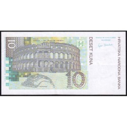 Croatie - Pick 43 - 10 kuna - Série AH - 30/05/2004 - Commémoratif - Etat : TTB