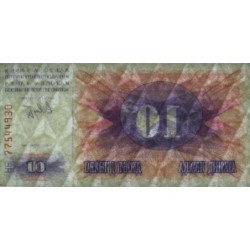 Bosnie-Herzégovine - Pick 10 - 10 dinara - Série HF - 01/07/1992 - Etat : NEUF