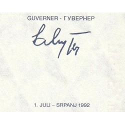 Bosnie-Herzégovine - Pick 12 - 50 dinara - Série AD - 01/07/1992 - Etat : NEUF
