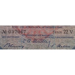 Suisse - Pick 39p_3 - 20 francs - Série 22 V - 16/10/1947 - Etat : TB-