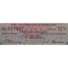 Suisse - Pick 39p_3 - 20 francs - Série 22 V - 16/10/1947 - Etat : TB-