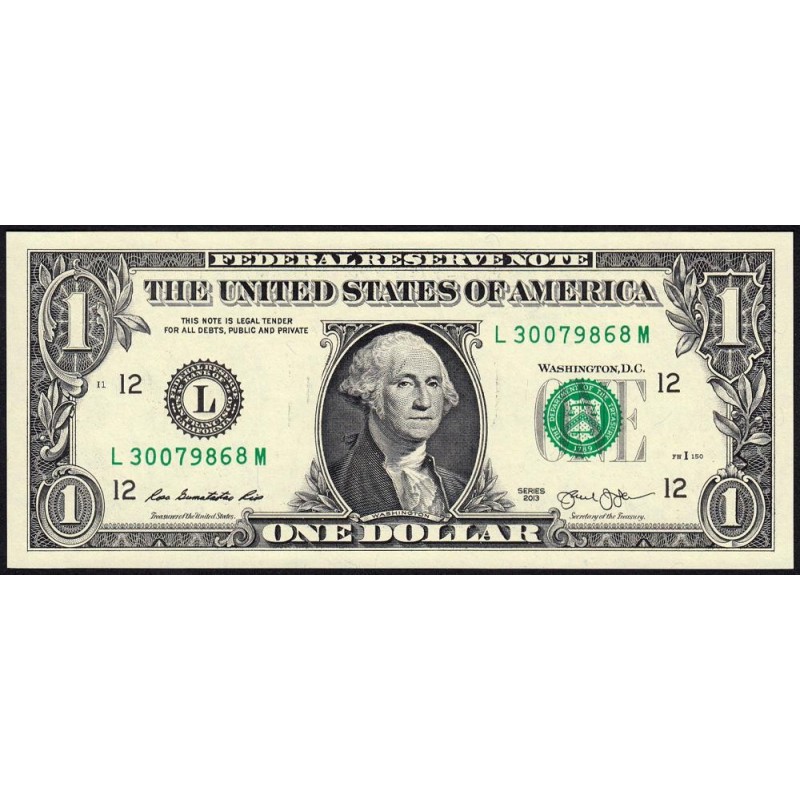 Etats Unis - Pick 537_2 - 1 dollar - Série L M - 2013 - San Francisco - Etat : pr.NEUF