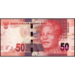 Afrique du Sud - Pick 140b - 50 rand - Série MQ C - 2015 - Etat : NEUF