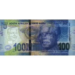 Afrique du Sud - Pick 141br - 100 rand - Série YY D (remplacement) - 2015 - Etat : NEUF