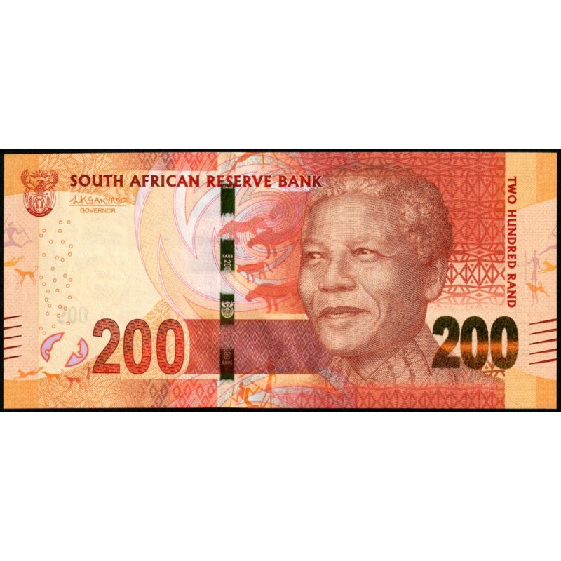 Afrique du Sud - Pick 142b - 200 rand - Série MN E - 2015 - Etat : NEUF