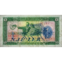 Albanie - Pick 40a - 1 lek - Série DR - 1976 - Etat : NEUF