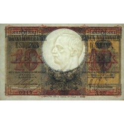 Albanie - Pick 11 - 10 lek - Série A30 - 1940 - Etat : SUP à SUP+