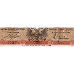 Albanie - Pick 11 - 10 lek - Série A30 - 1940 - Etat : TTB+ à SUP