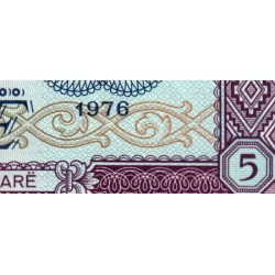 Albanie - Pick 42a - 5 lekë - Série IT - 1976 - Etat : NEUF