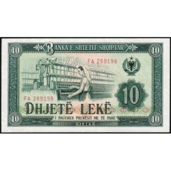 Albanie - Pick 43a - 10 lekë - Série FA - 1976 - Etat : NEUF