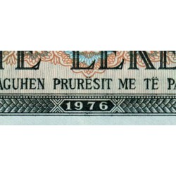 Albanie - Pick 43v (variété) - 10 lekë - Série GU - 1976 - Etat : NEUF