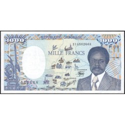 Gabon - Pick 10a_3 - 1'000 francs - Série P.09 - 01/01/1990 - Etat : SUP