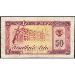 Albanie - Pick 45a - 50 lekë - Série HZ - 1976 - Etat : TB-