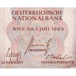 Autriche - Pick 139 - 500 schilling - Série G B- 01/07/1965 - Etat : TTB-