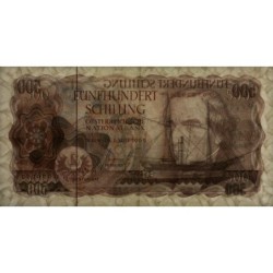 Autriche - Pick 139 - 500 schilling - Série G B- 01/07/1965 - Etat : TTB-