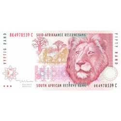 Afrique du Sud - Pick 125c - 50 rand - 1999 - Etat : SPL