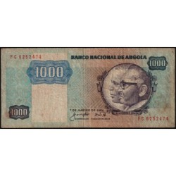 Angola - Pick 121a - 1'000 kwanzas - Série FC - 07/01/1984 - Etat : TB-