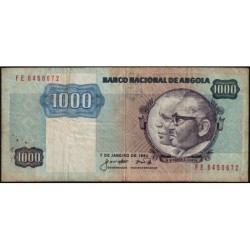 Angola - Pick 121a - 1'000 kwanzas - Série FC - 07/01/1984 - Etat : TB