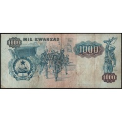 Angola - Pick 121b - 1'000 kwanzas - Série FH - 11/11/1987 - Etat : TB