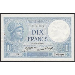F 06-16 - 16/06/1932 - 10 francs - Minerve - Série Z.65810 - Etat : SUP+
