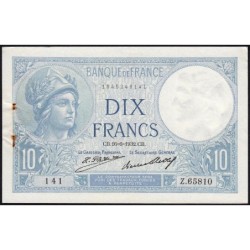 F 06-16 - 16/06/1932 - 10 francs - Minerve - Série Z.65810 - Etat : SUP-