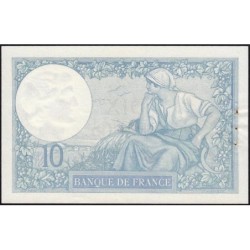 F 06-16 - 16/06/1932 - 10 francs - Minerve - Série Z.65810 - Etat : SUP à SUP+