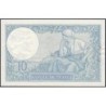 F 06-16 - 16/06/1932 - 10 francs - Minerve - Série Z.65810 - Etat : SUP à SUP+