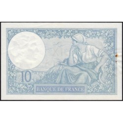 F 06-16 - 16/06/1932 - 10 francs - Minerve - Série Z.65810 - Etat : SUP