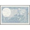 F 06-16 - 16/06/1932 - 10 francs - Minerve - Série Z.65810 - Etat : SUP
