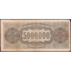 Grèce - Pick 128a_1 - 5'000'000 drachmai - Série KA - 20/07/1944 - Etat : TB+