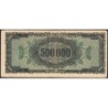 Grèce - Pick 126a_1 - 500'000 drachmai - Série BΞ - 20/03/1944 - Etat : TB