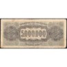 Grèce - Pick 128b_2 - 5'000'000 drachmai - Série ΞA - 20/07/1944 - Etat : B+