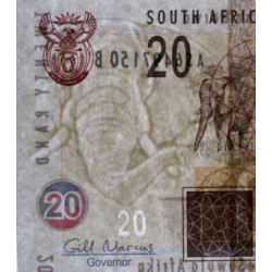 Afrique du Sud - Pick 129b - 20 rand - 2009 - Etat : NEUF