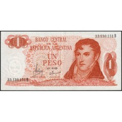 Argentine - Pick 287_1 - 1 peso - Série B - 1970 - Etat : SUP-
