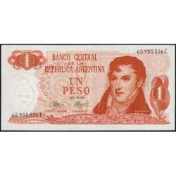 Argentine - Pick 287_3 - 1 peso - Série C - 1972 - Etat : TTB+