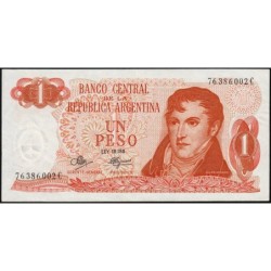 Argentine - Pick 287_3 - 1 peso - Série C - 1972 - Etat : SUP