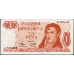 Argentine - Pick 287_5 - 1 peso - Série E - 1973 - Etat : SUP
