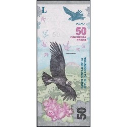 Argentine - Pick 363b - 50 pesos - Série B - 2019 - Etat : NEUF