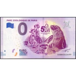 75 - Parc Zoologique de Paris - UEBR-2019-4 - Etat : NEUF