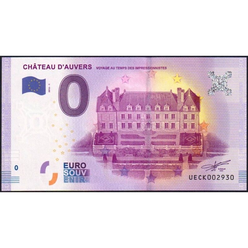 95 - Auvers-sur-Oise - Le Château - UECK-2016-1 - Etat : NEUF