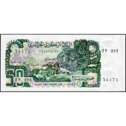 Algérie - Pick 130a_2 - 50 dinars - Série 09 098 - 01/11/1977 (1985) - Etat : NEUF