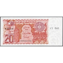 Algérie - Pick 133a_2 - 20 dinars - Série 13 040 - 02/01/1983 (1985) - Etat : NEUF