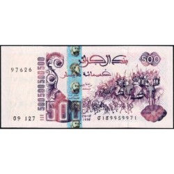 Algérie - Pick 141_2 - 500 dinars - Série 09 127 - 06/10/1998 (2008) - Etat : NEUF