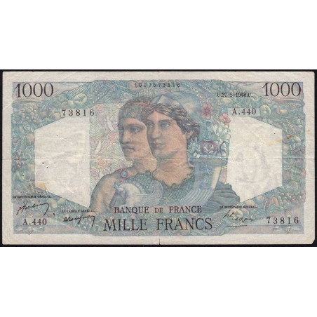 F 41-21 - 27/05/1948 - 1000 francs - Minerve et Hercule - Série A.440 - Etat : TB+