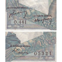 F 41-21 - 27/05/1948 - 1000 francs - Minerve et Hercule - Série O.441 - Etat : TTB