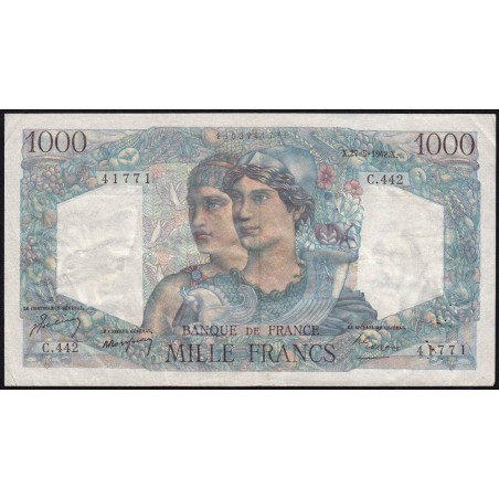 F 41-21 - 27/05/1948 - 1000 francs - Minerve et Hercule - Série C.442 - Etat : TTB
