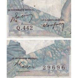 F 41-21 - 27/05/1948 - 1000 francs - Minerve et Hercule - Série Q.442 - Etat : TTB-